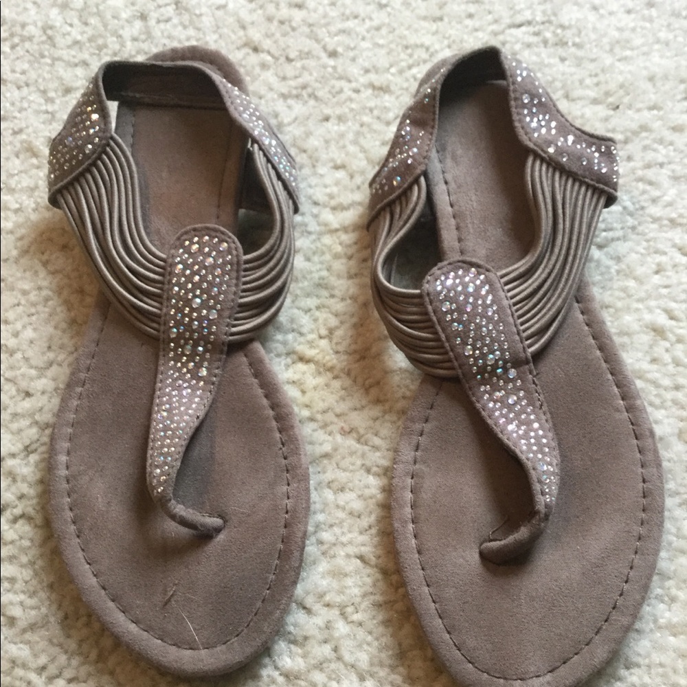 Taupe sandals